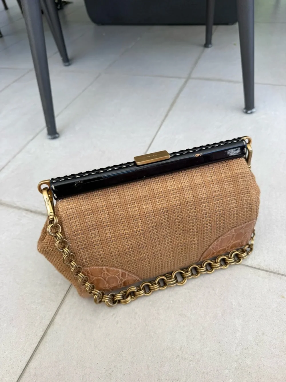 Prada Vintage Woven Shoulder Bag - Picture 4 of 10